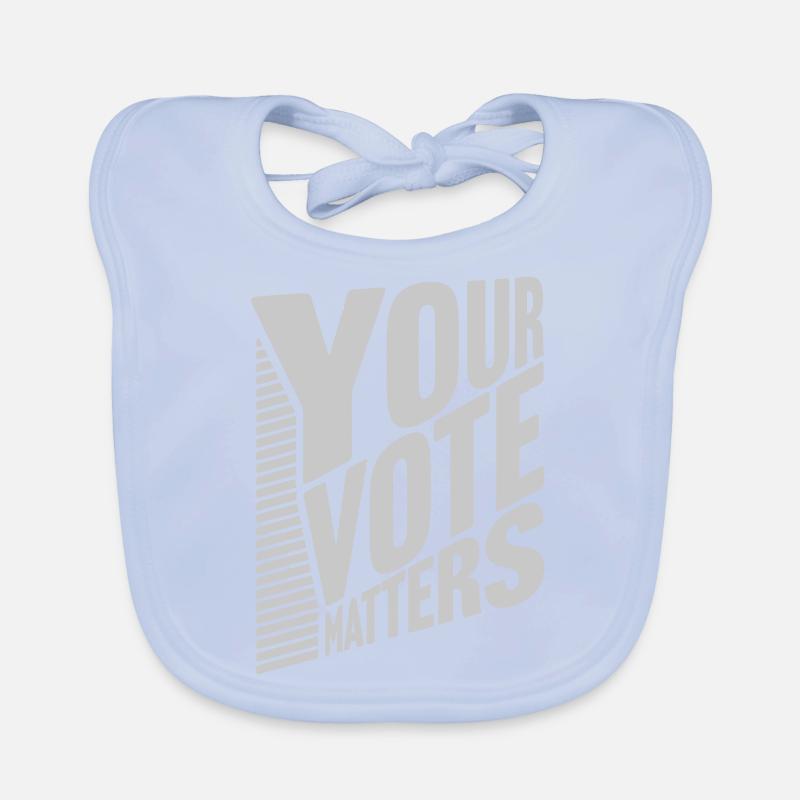 votre vote compte citation Bavoir bio Bébé