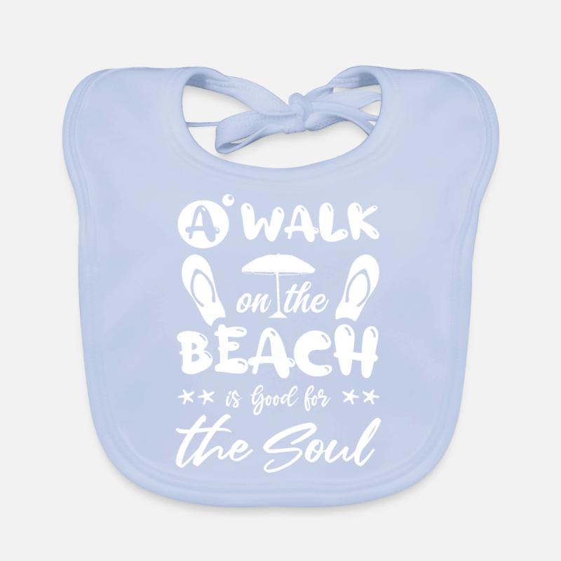 Walk On the beach W cool shirts at / ch Organic Baby Bibs