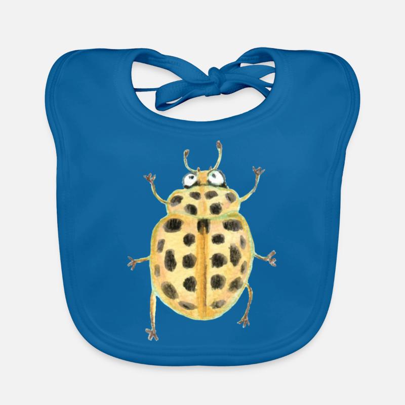 Pond ladybug Organic Baby Bibs