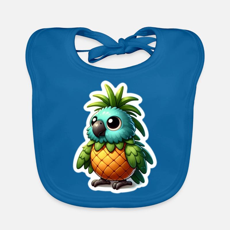 Petit perroquet mignon Bavoir bio Bébé