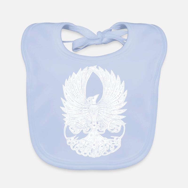 Phoenix Graphique Bavoir bio Bébé
