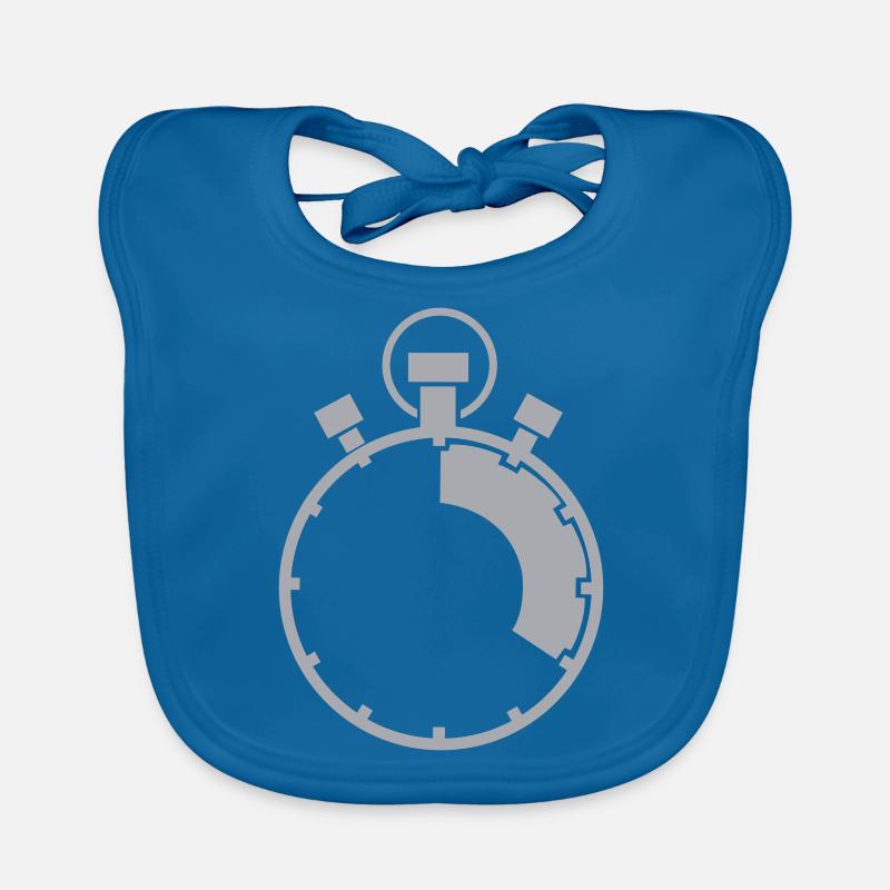 Stopwatch 02 Organic Baby Bibs
