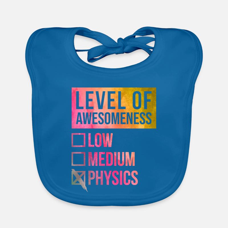Physics Organic Baby Bibs