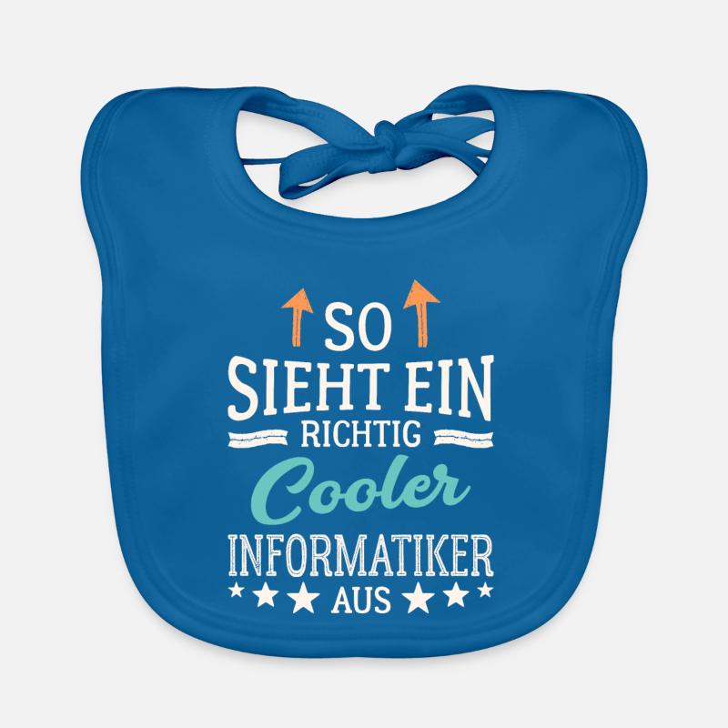 So sieht ein richtig cooler Informatiker aus Baby Bio-Lätzchen