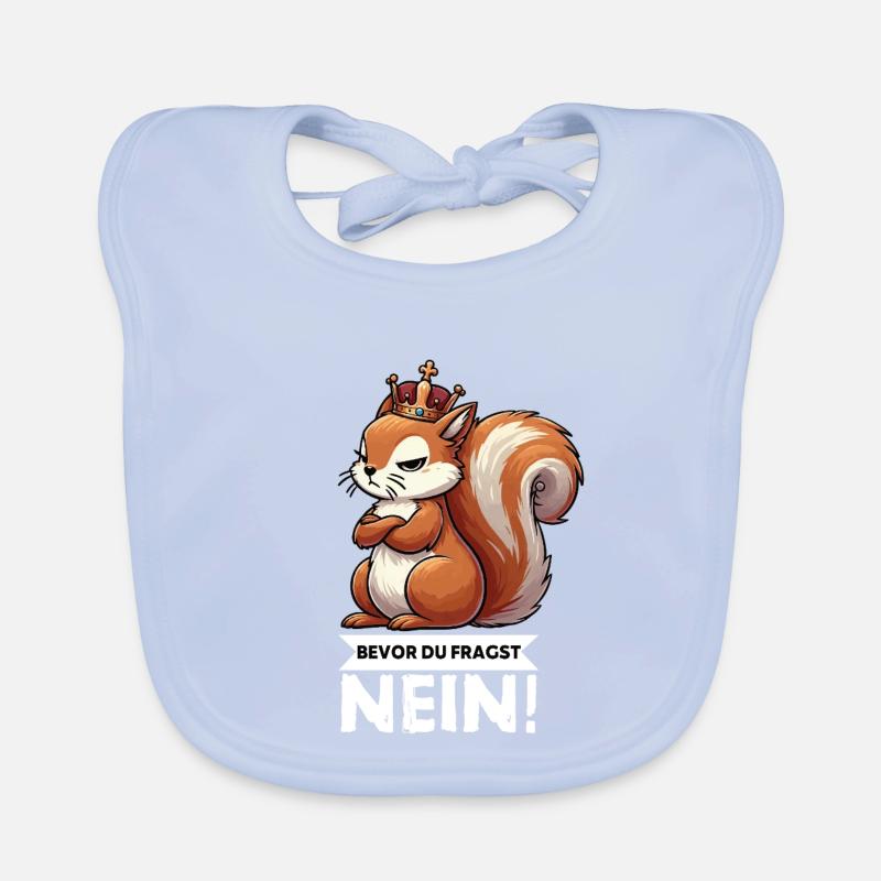 Bevor Du Fragst Eichhörnchen Eichhorn Nagetiere Baby Bio-Lätzchen
