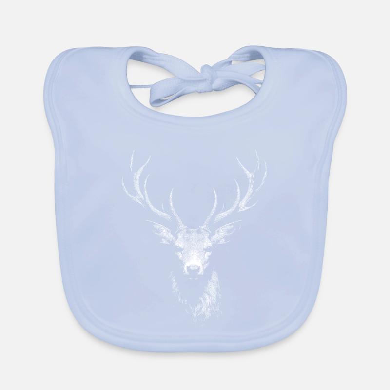 roe deer Organic Baby Bibs
