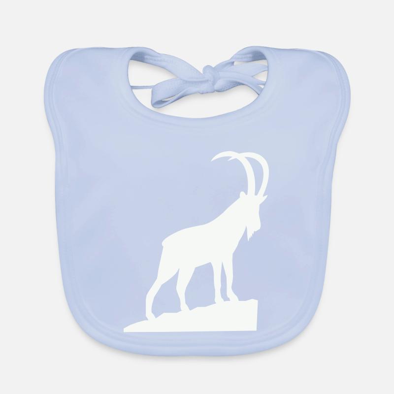 Alpine Bock Silhouette Bavoir bio Bébé