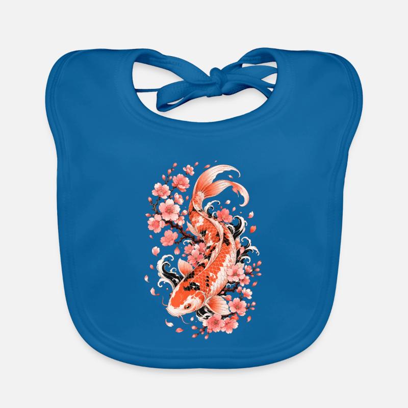 Flux de Koi Sakura Bavoir bio Bébé