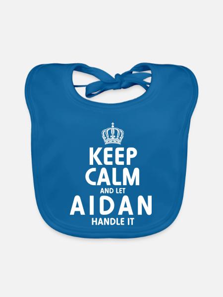 AIDAN Regeln Sie es - Baby Bio-Lätzchen - Pfauenblau