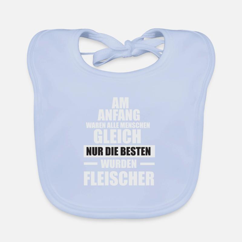 Fleischer Metzger Zerleger Schlachter Baby Bio-Lätzchen