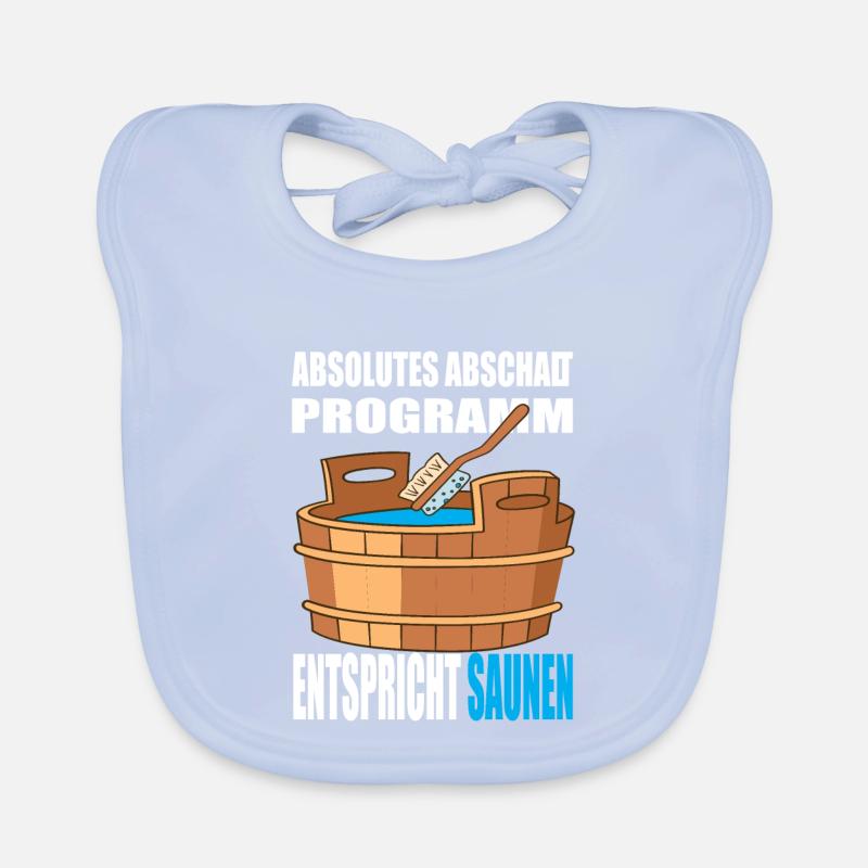 Absolutes abschalt Programm entspricht Saunen Baby Bio-Lätzchen