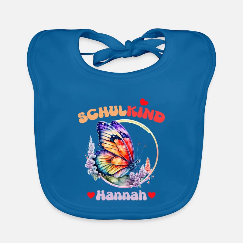 Hannah, écolière Bavoir bio Bébé