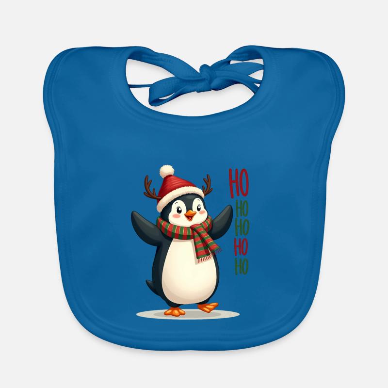 Ho Ho Ho Pinguin Baby Bio-Lätzchen