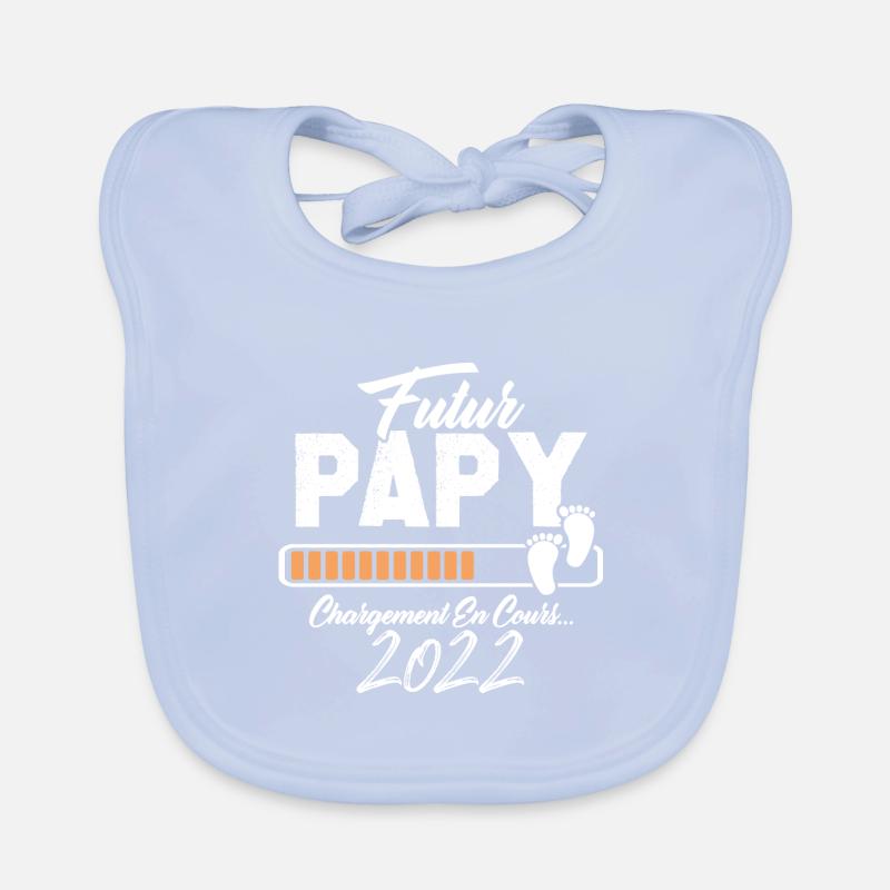Futur Papy 2022 Annonce Grossesse Bavoir bio Bébé