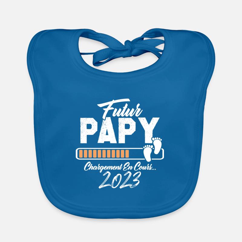 Futur Papy 2023 Annonce Grossesse Bavoir bio Bébé
