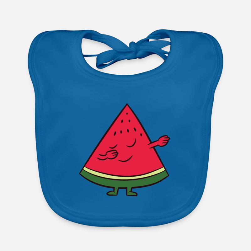 Watermelon - Dab, dabbing, dancing Organic Baby Bibs