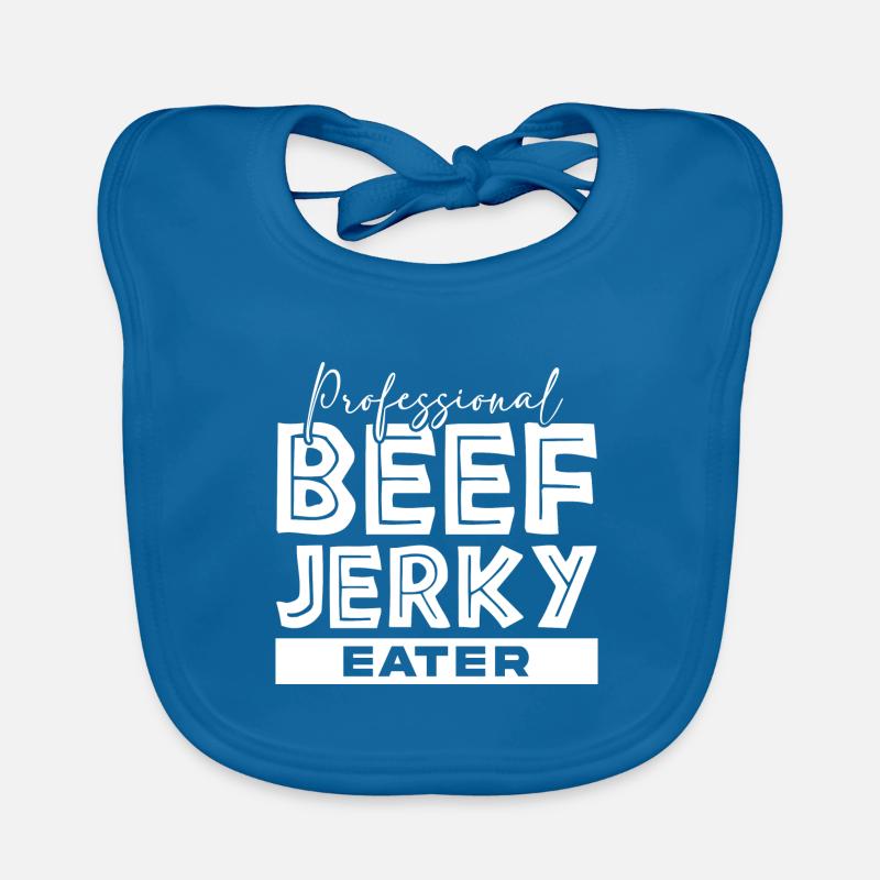 Professional Beef Jerky Eater Meat Lovers Organic Baby Bibs