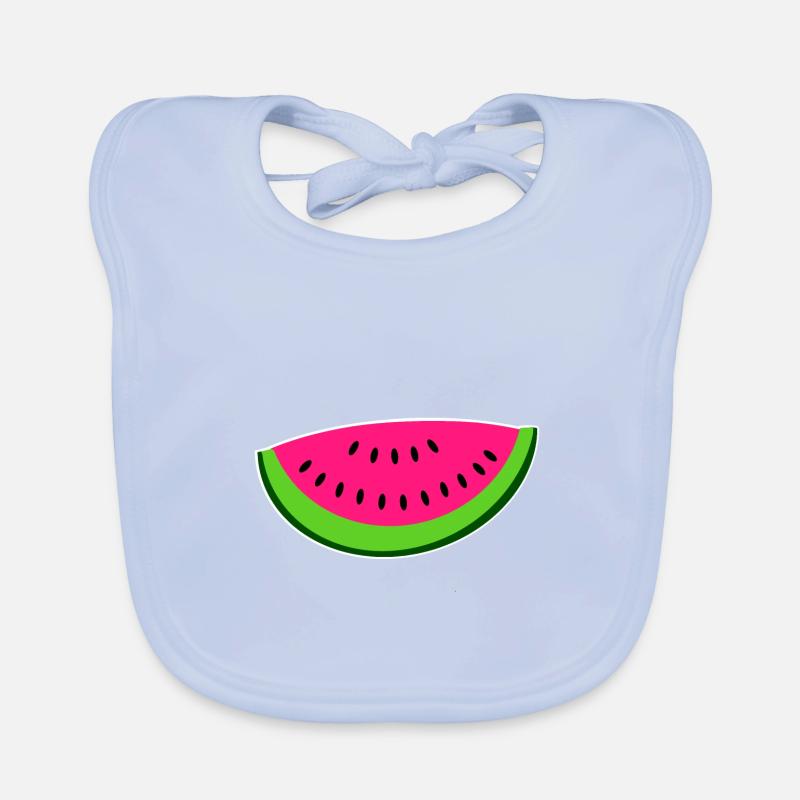 Pastèque - water melon Bavoir bio Bébé