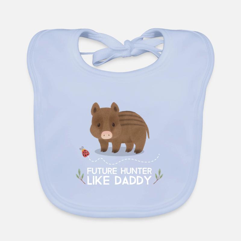 Future Hunter Like Daddy Organic Baby Bibs