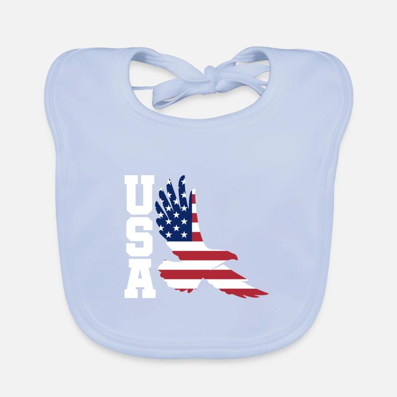 Eagle États-Unis Bavoir bio Bébé