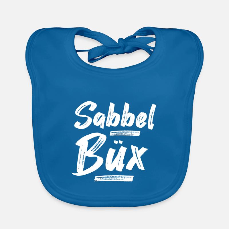 Sabbelbüx Plattdeutsch Baby Bio-Lätzchen