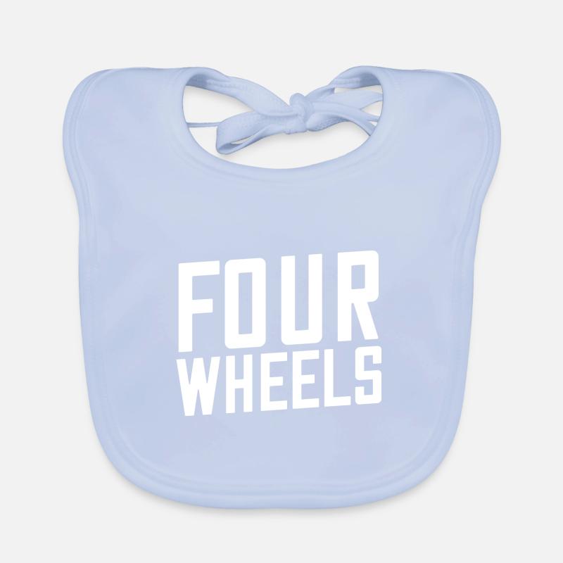 Four wheels Organic Baby Bibs