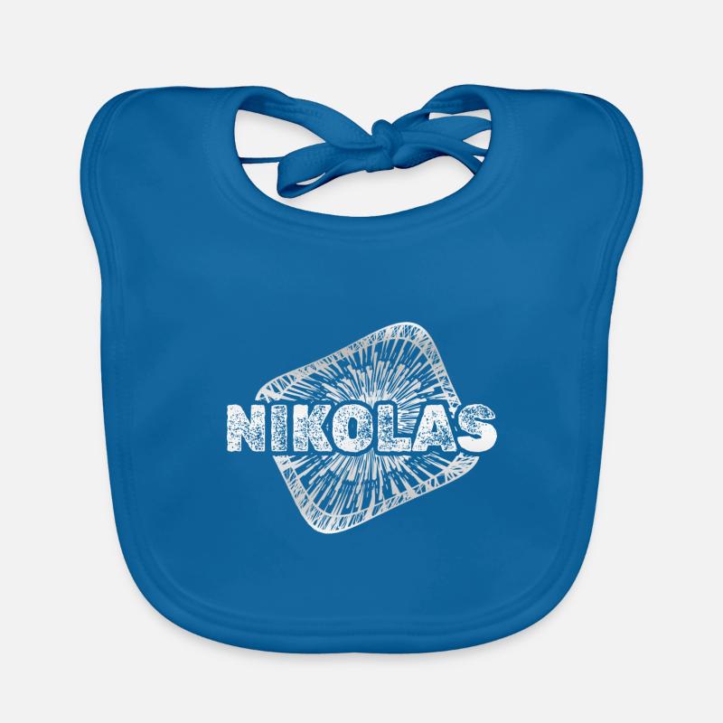Gift for Nikolas Organic Baby Bibs