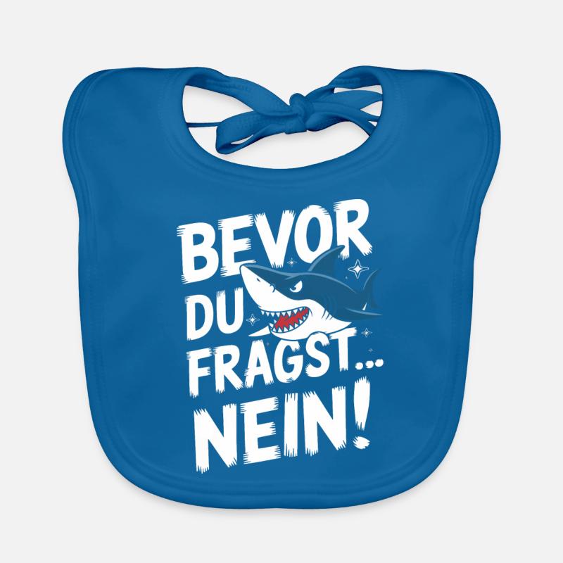 Requin Requin Requins Requin Bavoir bio Bébé