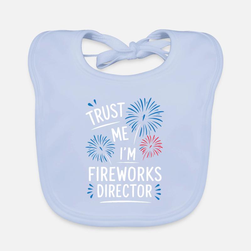Pyrotechnics Fireworks Pyrotechnics Organic Baby Bibs