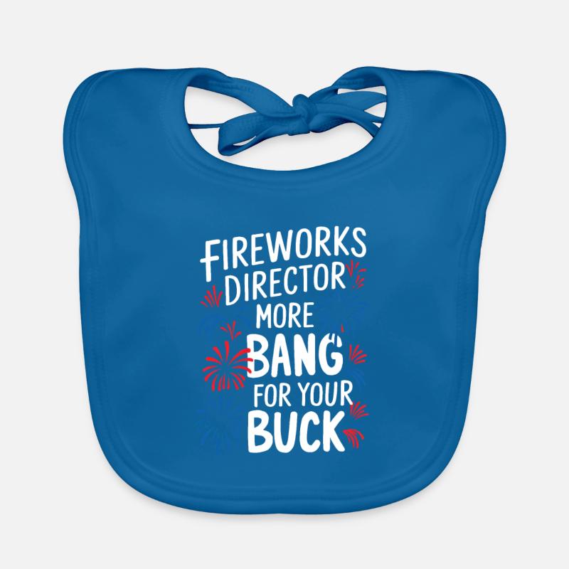 Pyrotechnics Fireworks Pyrotechnics Organic Baby Bibs