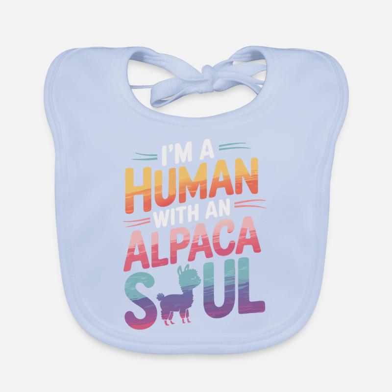 Alpaka Llama Baby Bio-Lätzchen