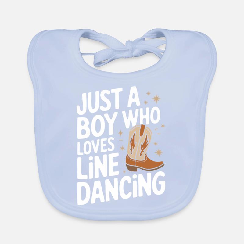 Danse en ligne Danseurs Bavoir bio Bébé