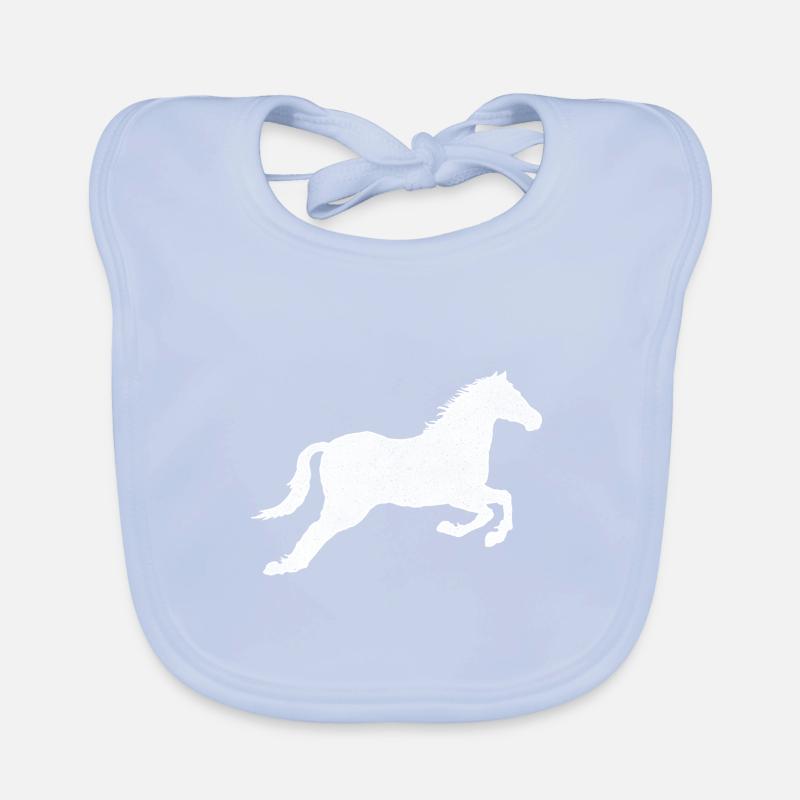 Pferd Baby Bio-Lätzchen