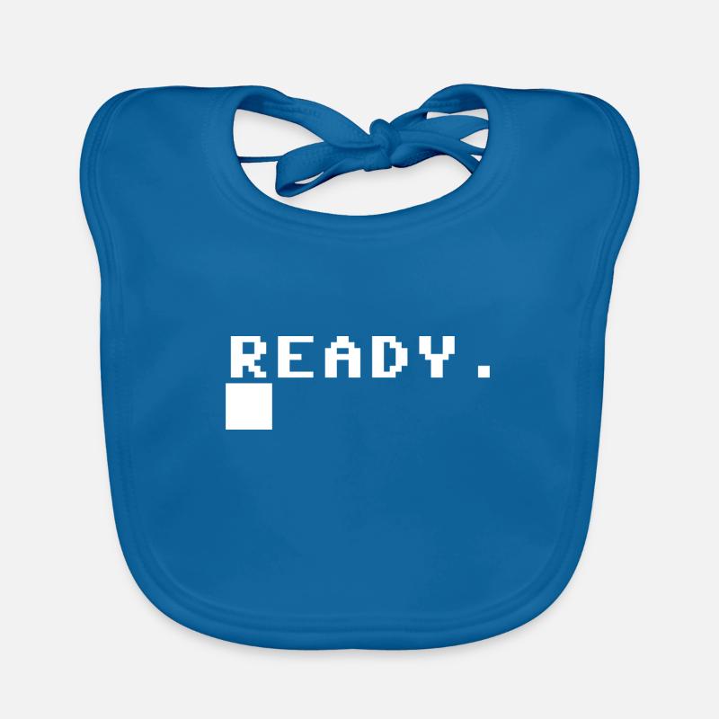 C64 ready - white Organic Baby Bibs