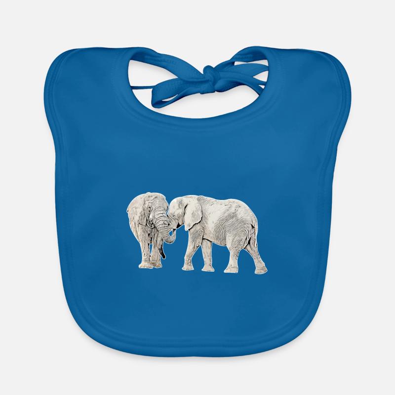 Elefant Baby Bio-Lätzchen
