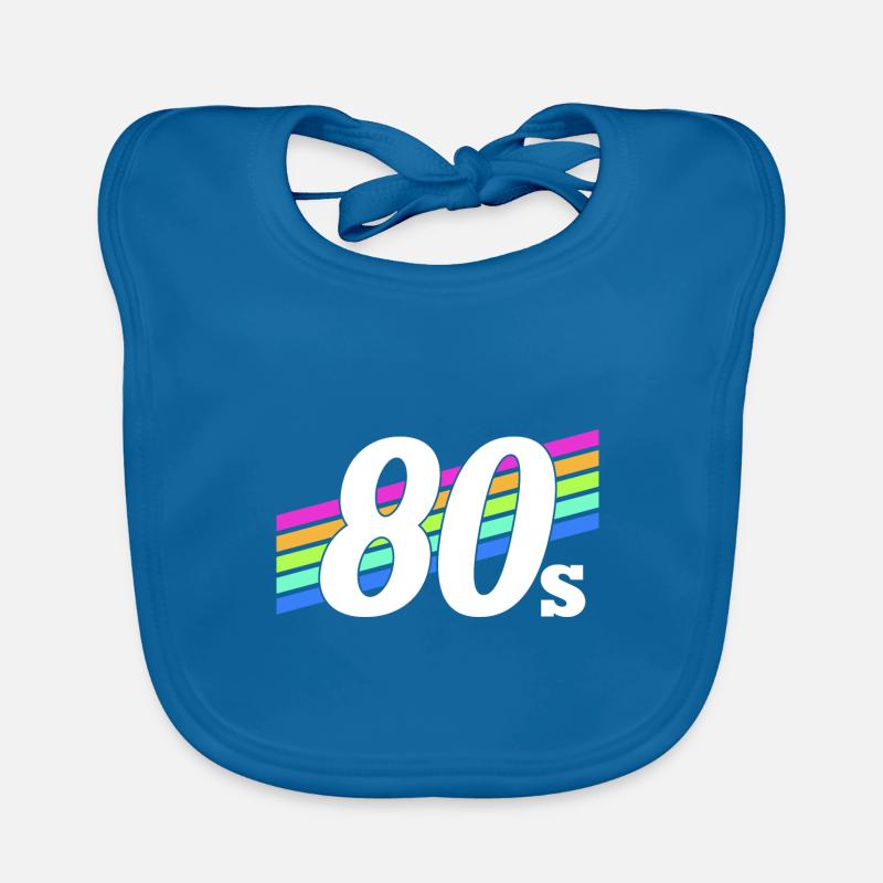 graphique néon Bavoir bio Bébé