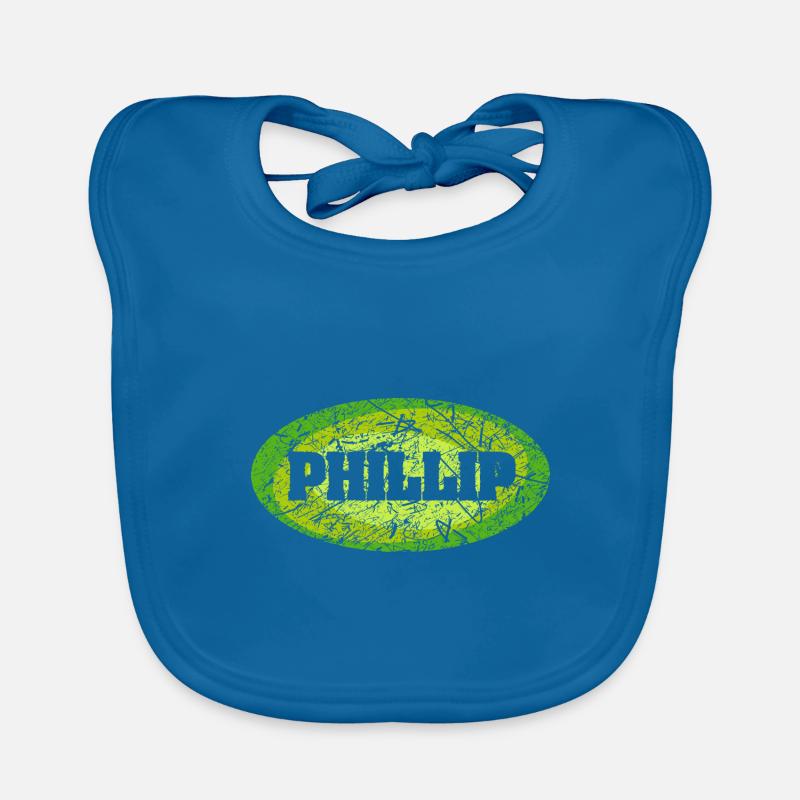 Retro Phillip Baby Bio-Lätzchen