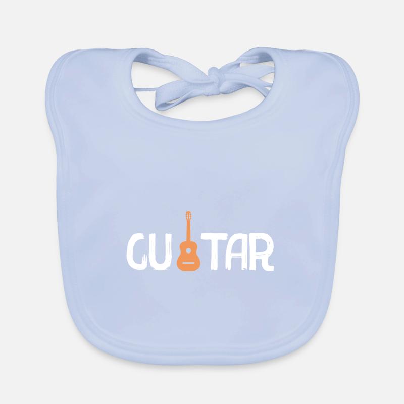 Gitarre Baby Bio-Lätzchen