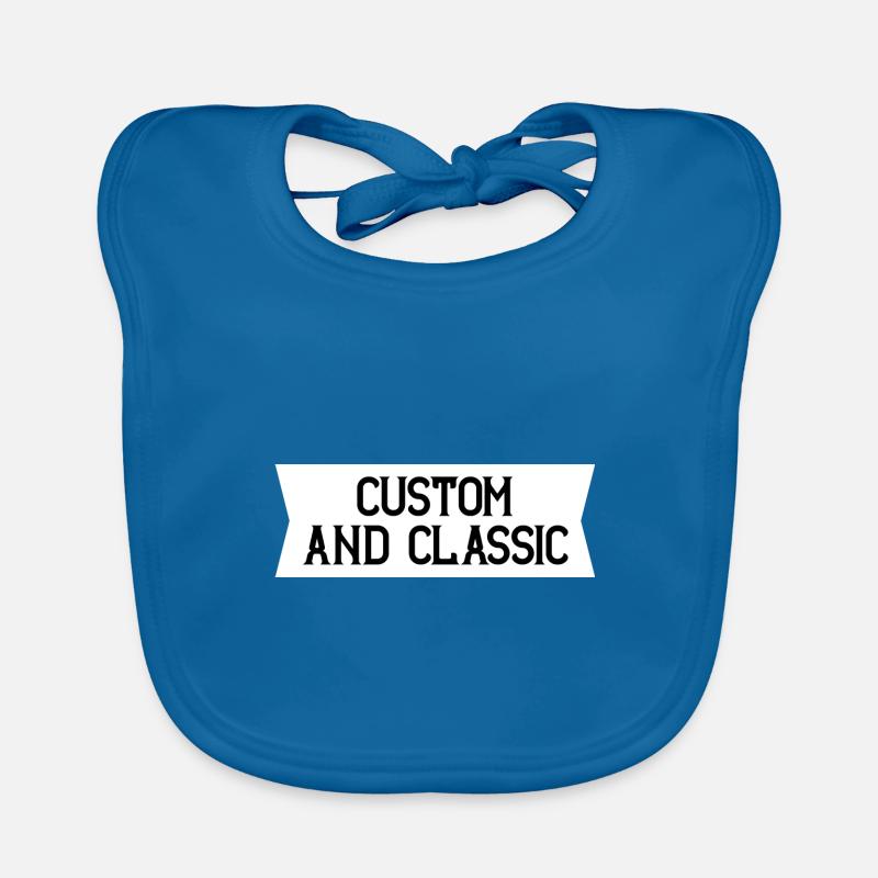 Custom and Classic Organic Baby Bibs