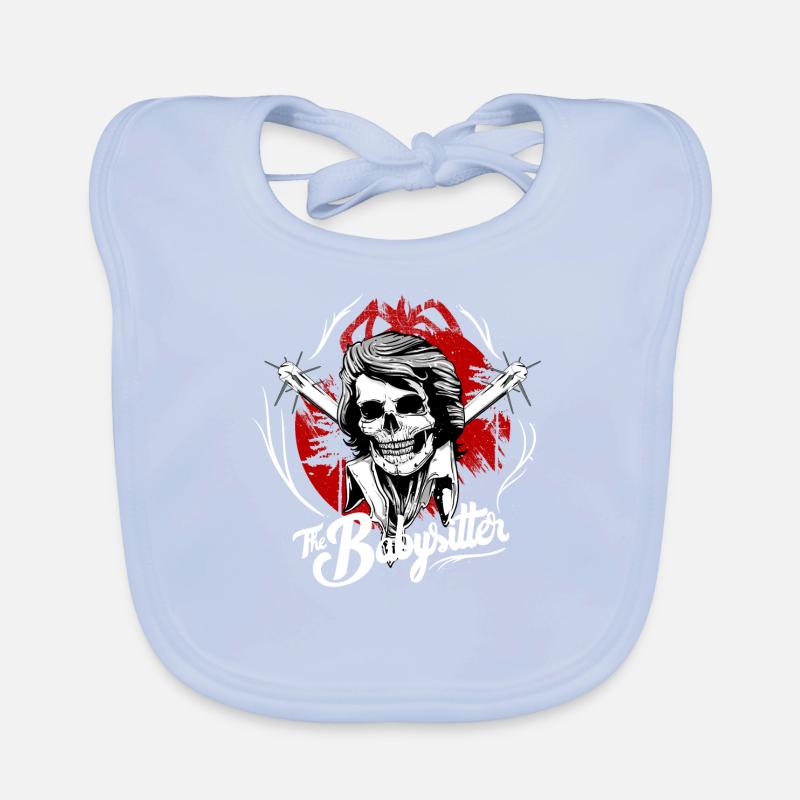 Der Babysitter - Horror - Halloween Baby Bio-Lätzchen