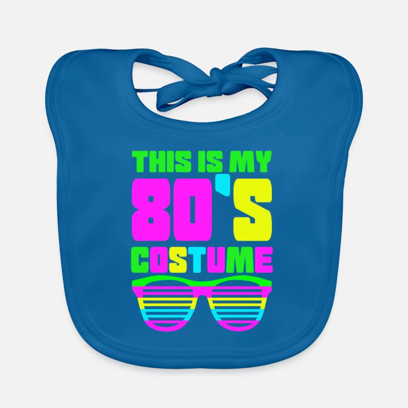 80s bath button Organic Baby Bibs