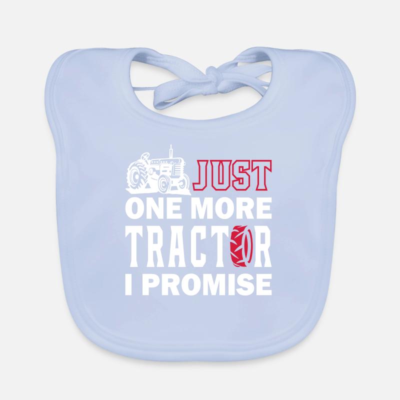 Just One More Tractor Baby Bio-Lätzchen