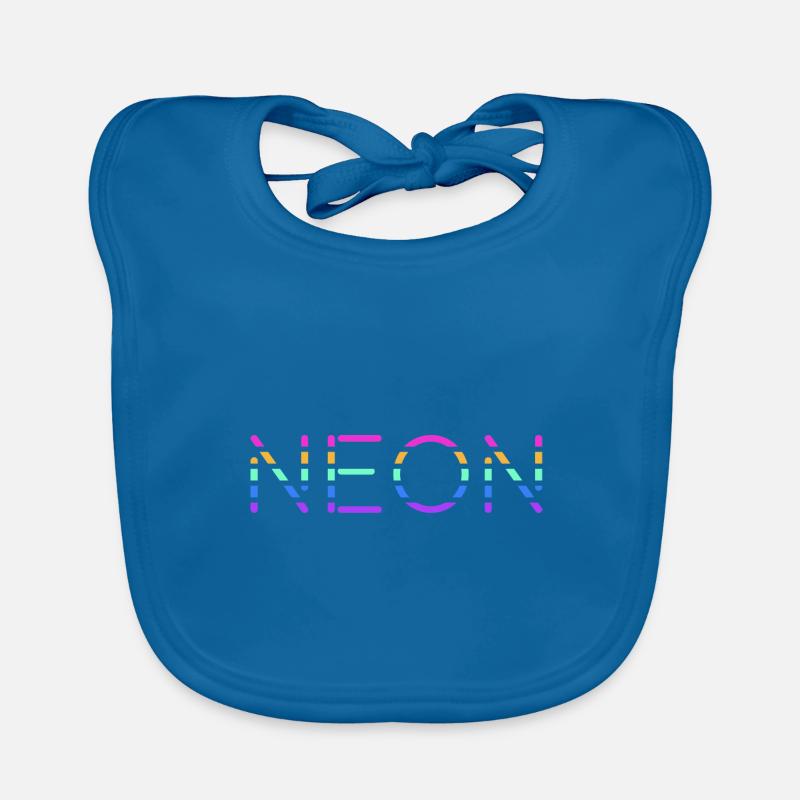 neon logo Baby Bio-Lätzchen