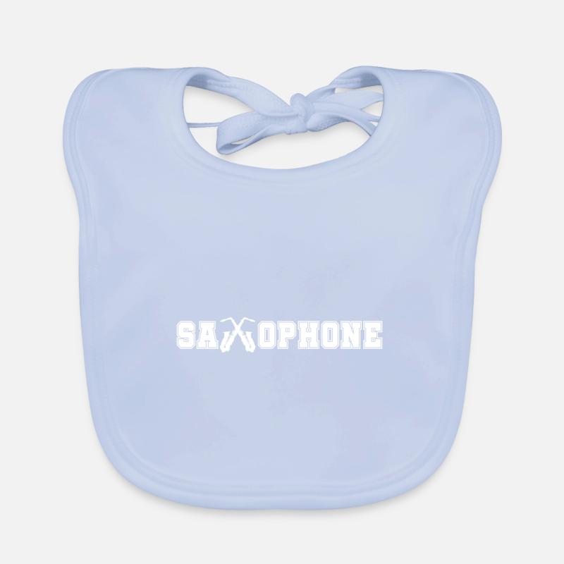 Saxophone drôle de dicton Bavoir bio Bébé