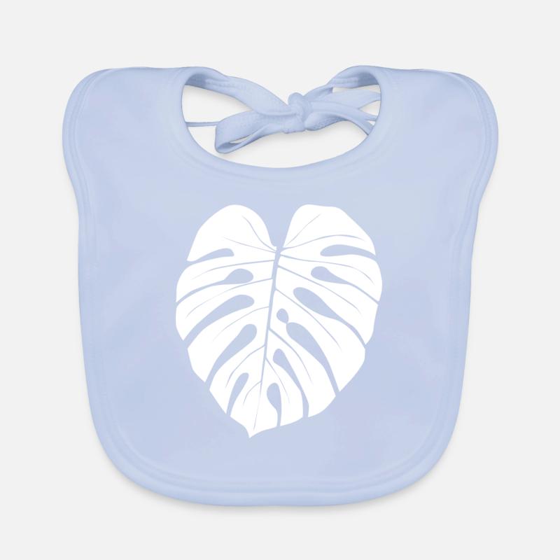 Monstera Organic Baby Bibs
