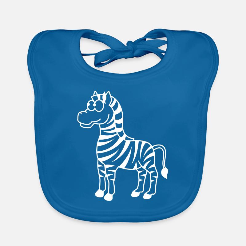 Zebra Comic Animal Organic Baby Bibs