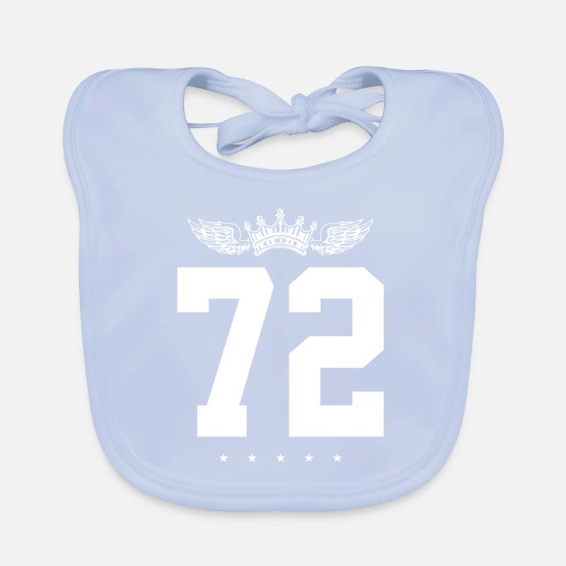 72 Couronne numérique Bavoir bio Bébé