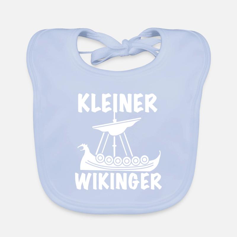 Kleiner Wikinger Wikinger Schiff Baby Bio-Lätzchen