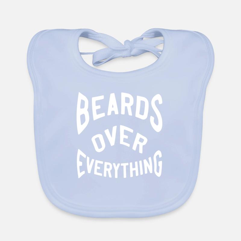 Beards over everything Baby Bio-Lätzchen