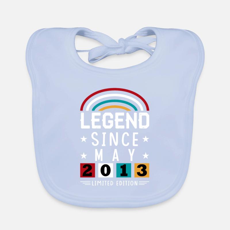 2013 Legend Since Geburtstag Geschenk Mai Baby Bio-Lätzchen